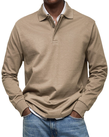 Ethan – Casual Long Sleeve Polo Sweatshirt for Men