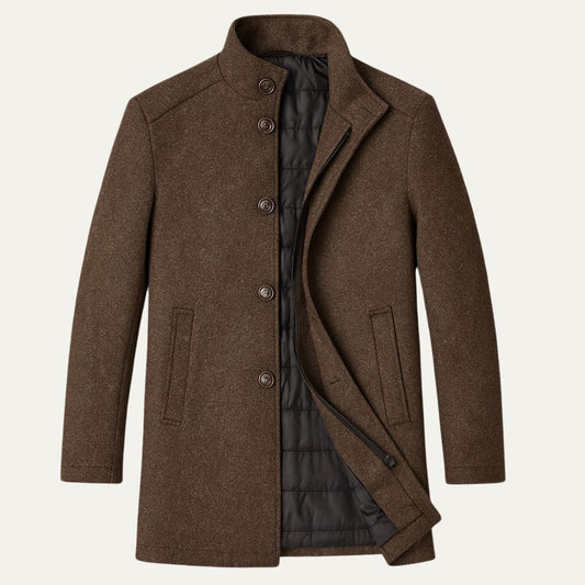 Andrés – Tailored Men’s Wool-Like Coat