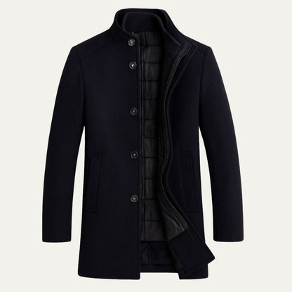 Andrés – Tailored Men’s Wool-Like Coat