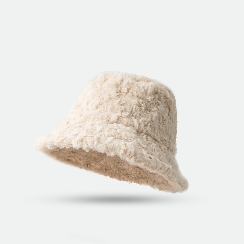 Mila – Faux Fur Bucket Hat for Women