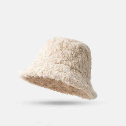 Mila – Faux Fur Bucket Hat for Women