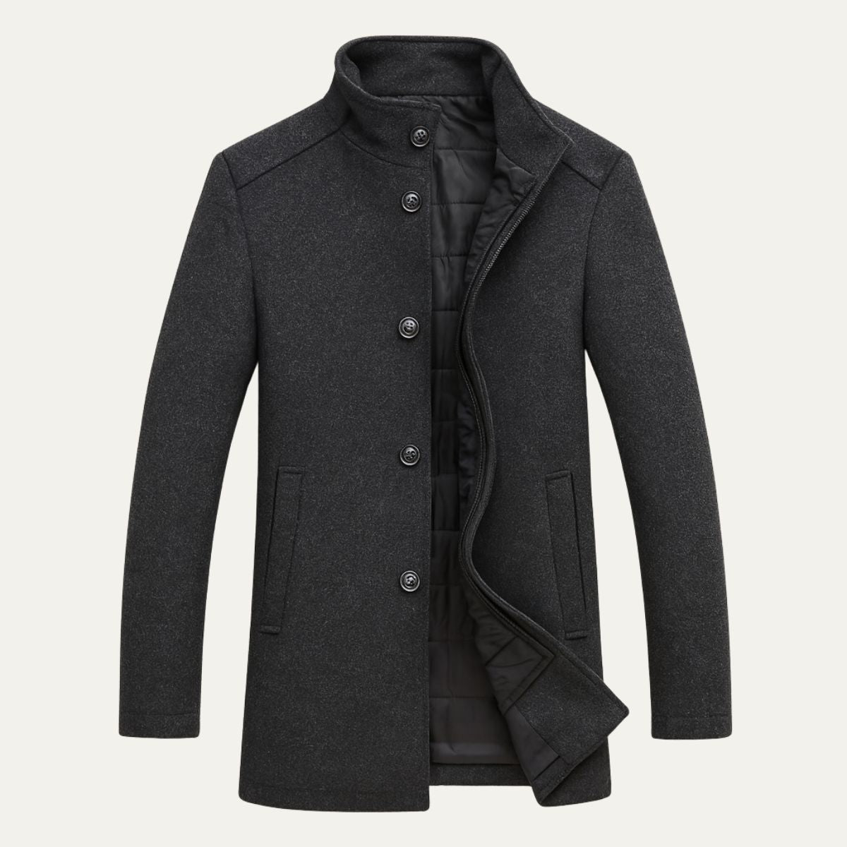 Andrés – Tailored Men’s Wool-Like Coat