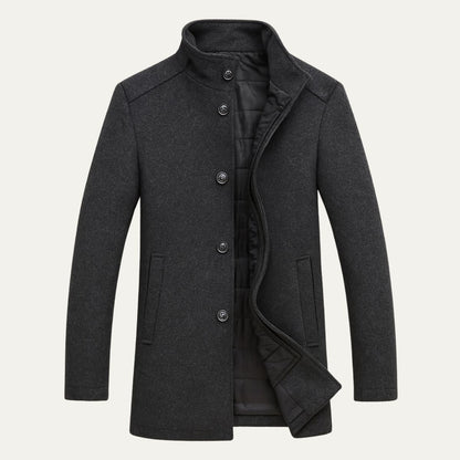Andrés – Tailored Men’s Wool-Like Coat