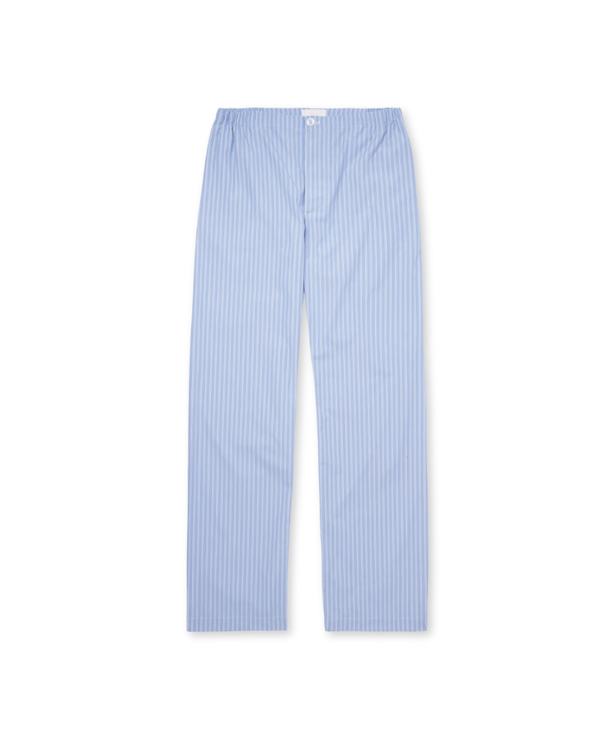 Sofía – Lekkie Spodnie Damskie w Paski z Szerokimi Nogawkami