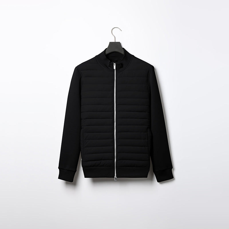 Ethan – Męska pikowana bluza z zamkiem