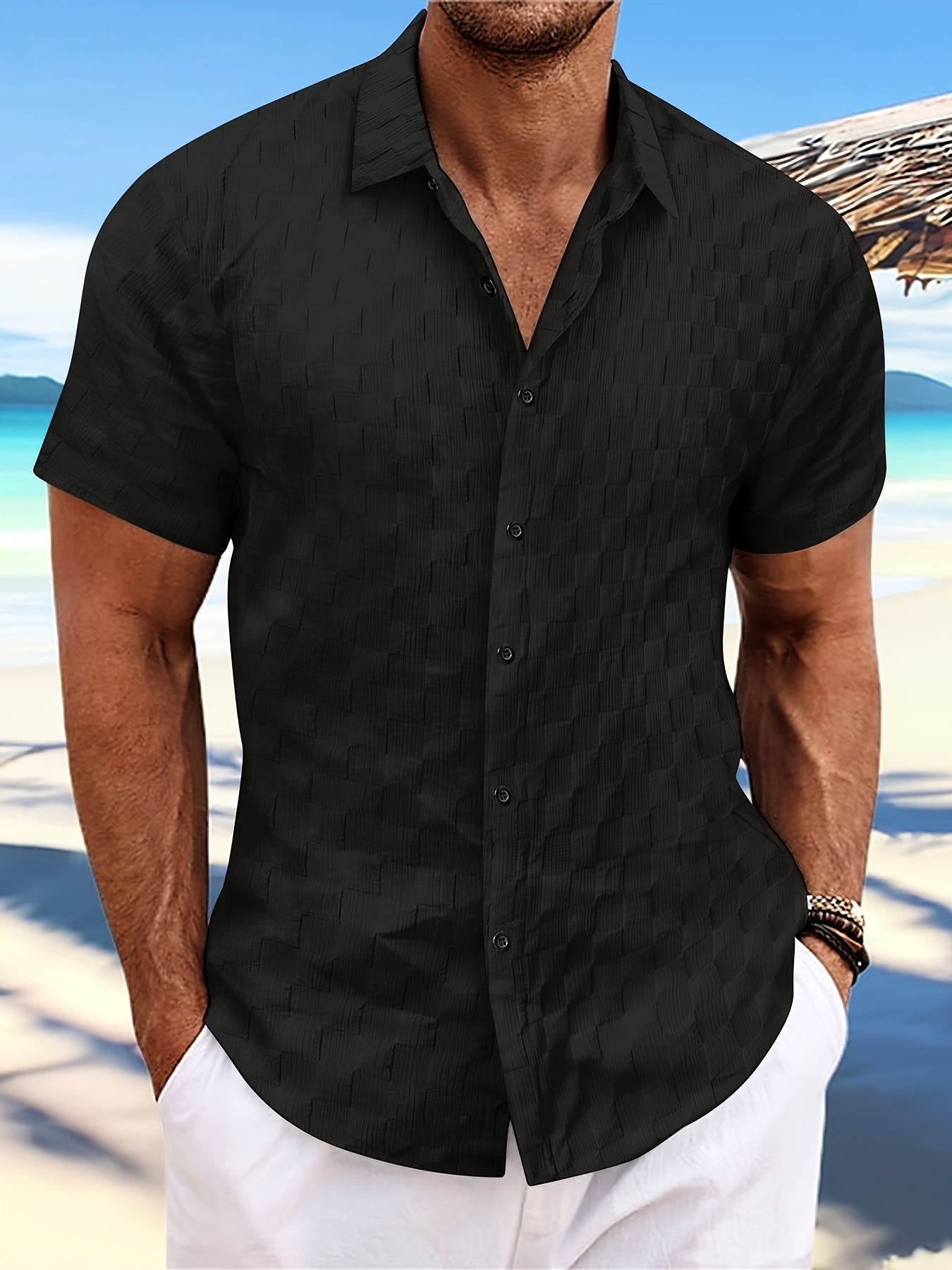 Leon – Men’s Short-Sleeve Summer Shirt