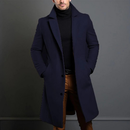 Mateusz – Men's wool coat with a classic cut