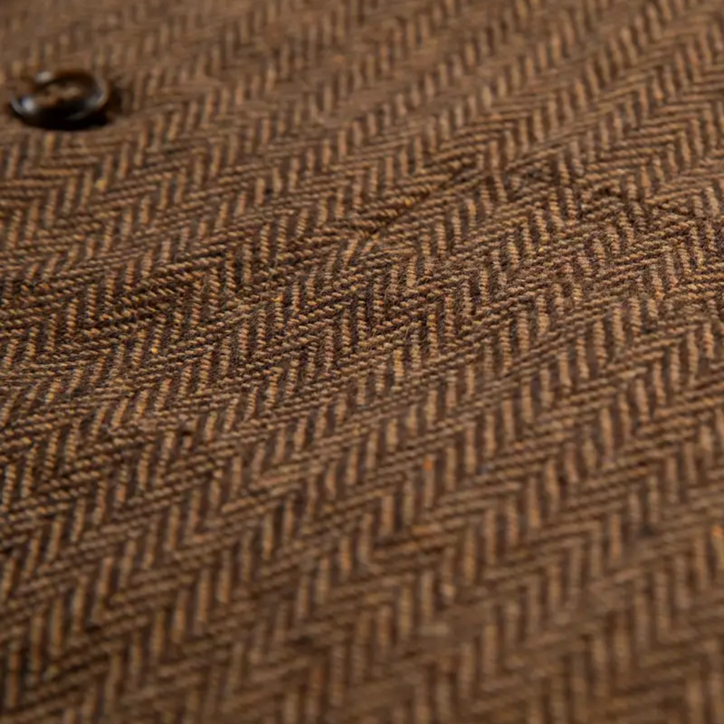 Andrzej – Wełniana Kamizelka Męska w Stylu Vintage z Guzikami i Łańcuszkiem