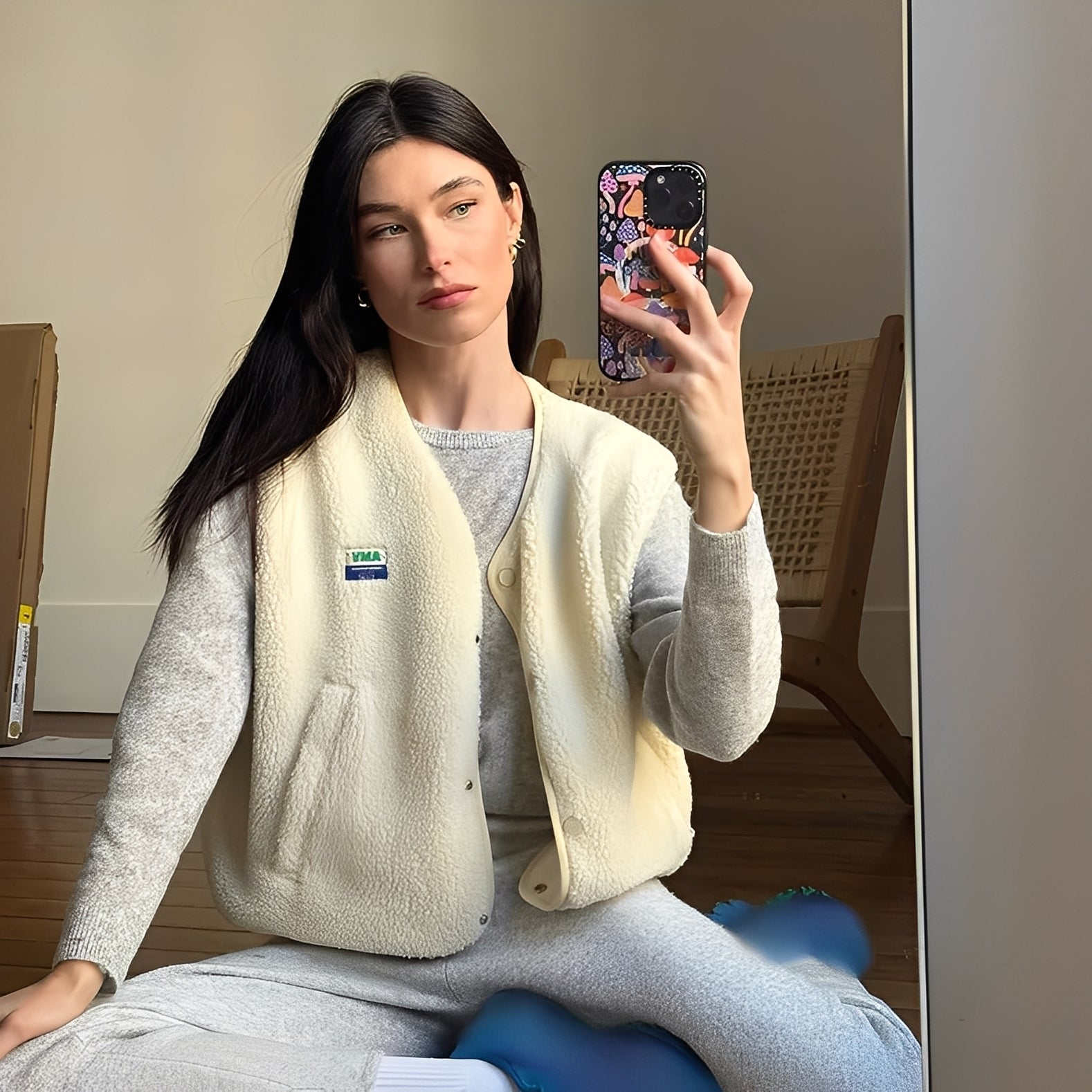 Adriana - Kamizelka damska polarowa codzienna modne