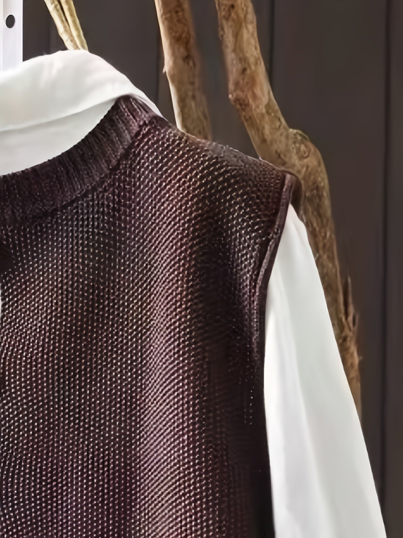 Magda – Luźna dzianinowa kamizelka swetrowa damska