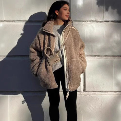 Lena - Polarowa kurtka oversize