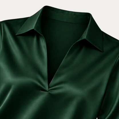 Lydia – Elegant Women's V-Neck Blouse - Image 5