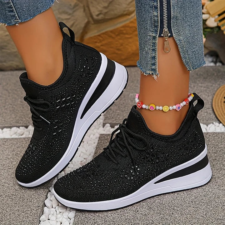 Julia – Sneakersy z kryształkami