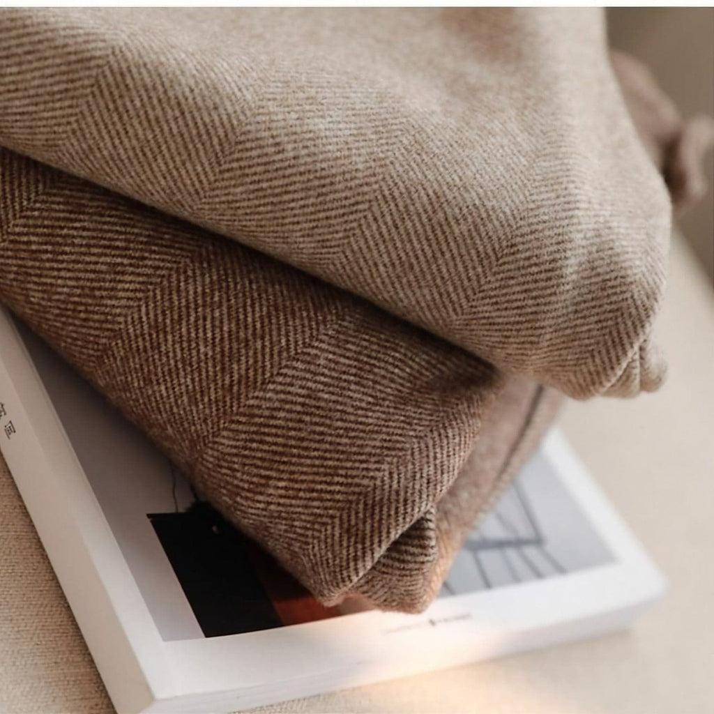 Dominik – Męskie spodnie z wełnianym efektem o klasycznym kroju