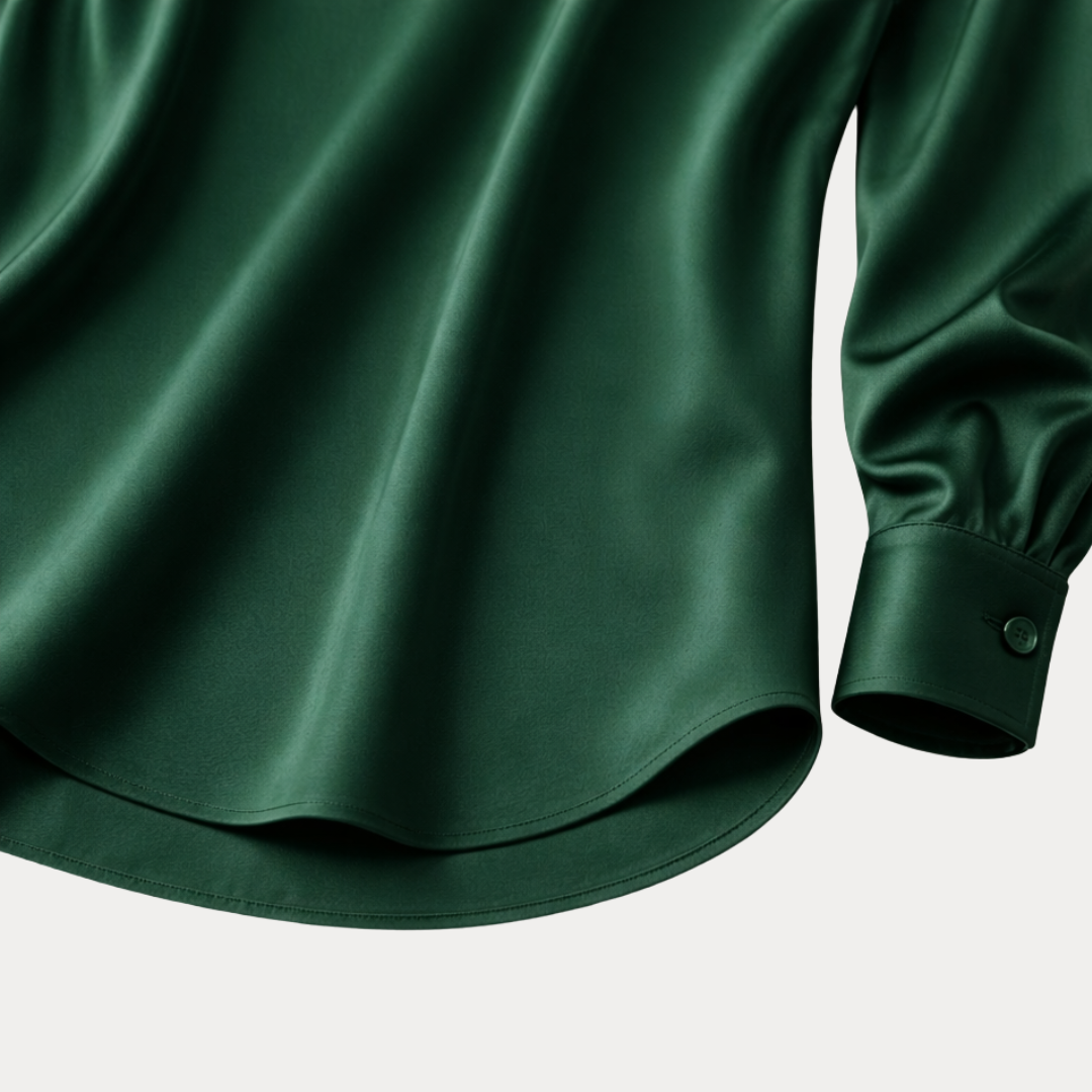 Lydia – Elegant Women's V-Neck Blouse - Image 7