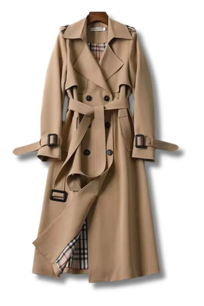 Charlotte – Classic Belted Women’s Trench Coat
