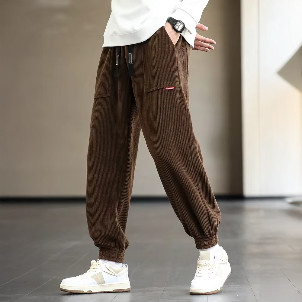 Lucas – Corduroy Jogger Trousers