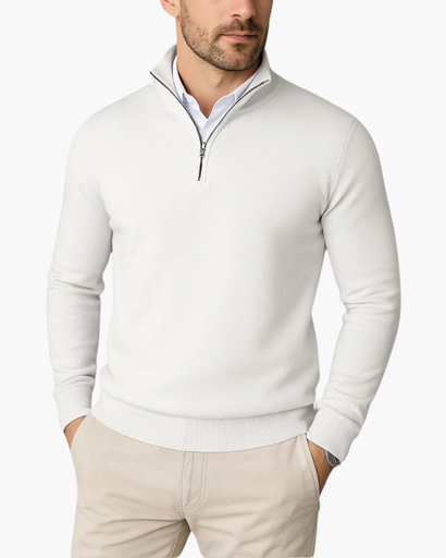 Henry – Quarter-Zip Knit Jumper Menswear