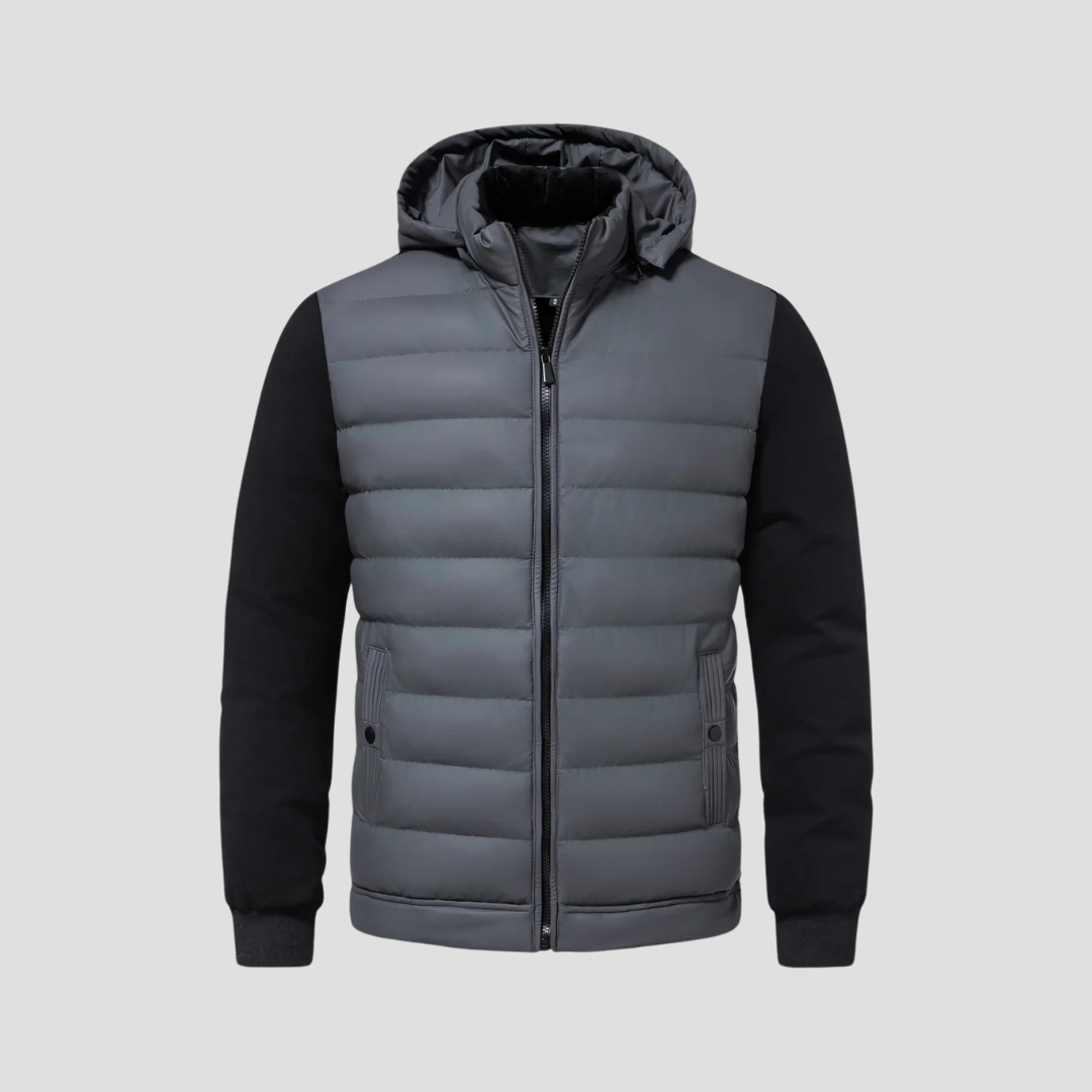 Liam – Quilted Hooded Puffer Jacket for Men