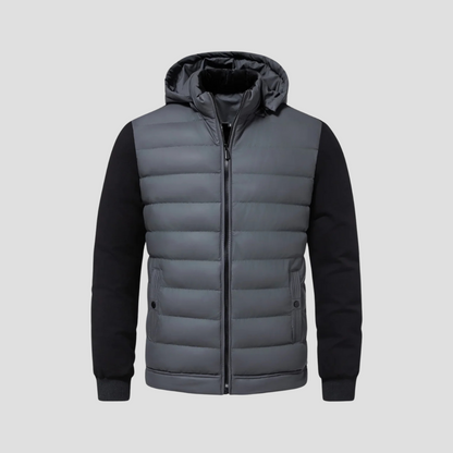 Liam – Quilted Hooded Puffer Jacket for Men