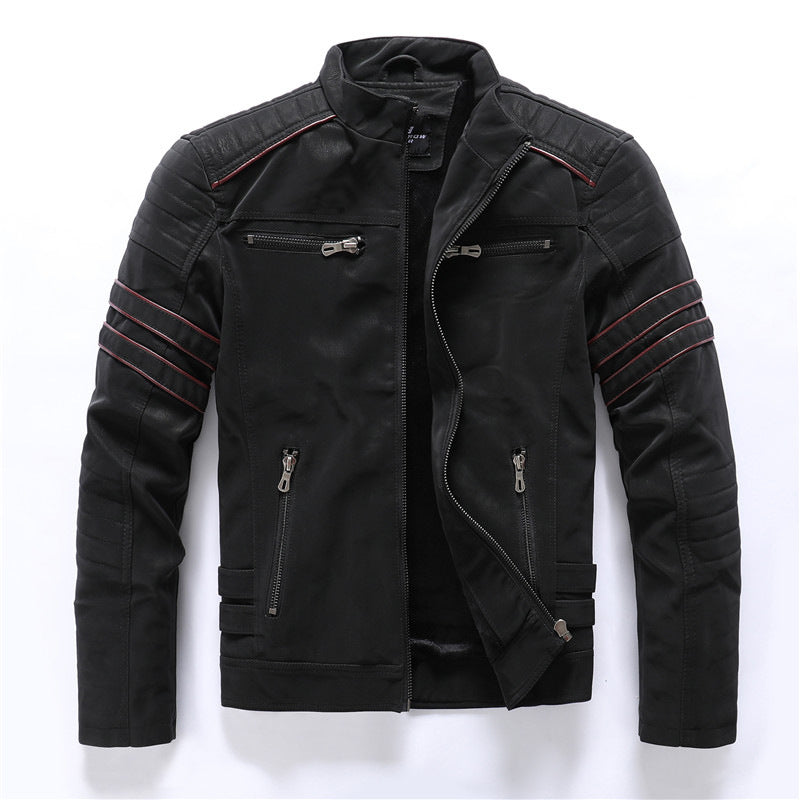 Kurtka męska – Czarna biker jacket