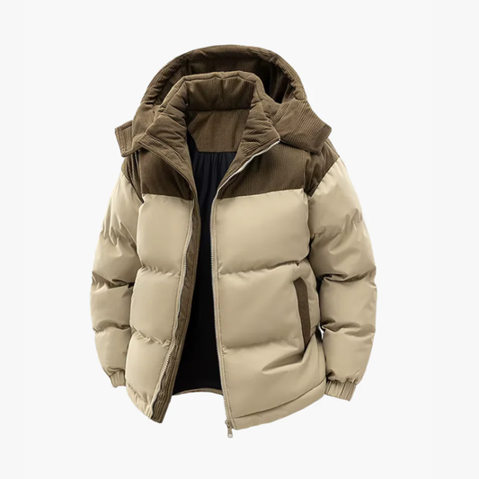 Álvaro – Panelled Hooded Puffer Jacket Menswear