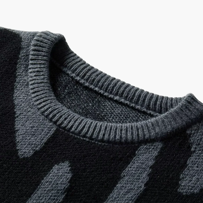 Mateo – Abstract Pattern Knit Jumper Menswear