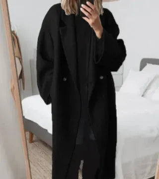 María – Relaxed Tailored Long Coat Womens