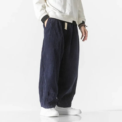 Oliver – Relaxed Wide-Leg Corduroy Trousers