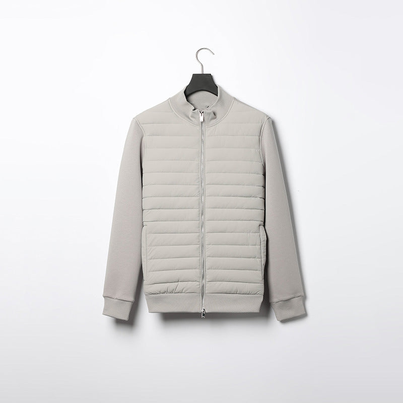 Ethan – Męska pikowana bluza z zamkiem