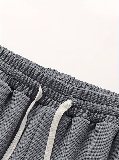 Noah – Relaxed Short-Sleeve Top & Drawstring Shorts Set