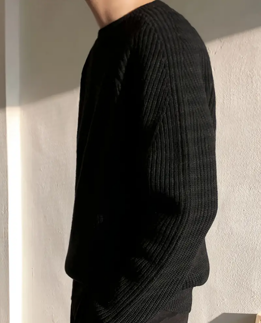 Mateo – Klasyczny Sweter Męski z Grubym Splotem