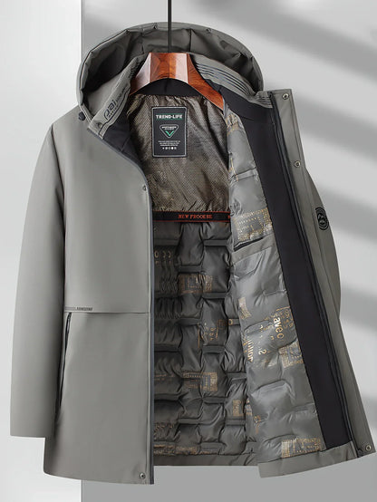 Daniel – Hooded Insulated Tech Coat for Men