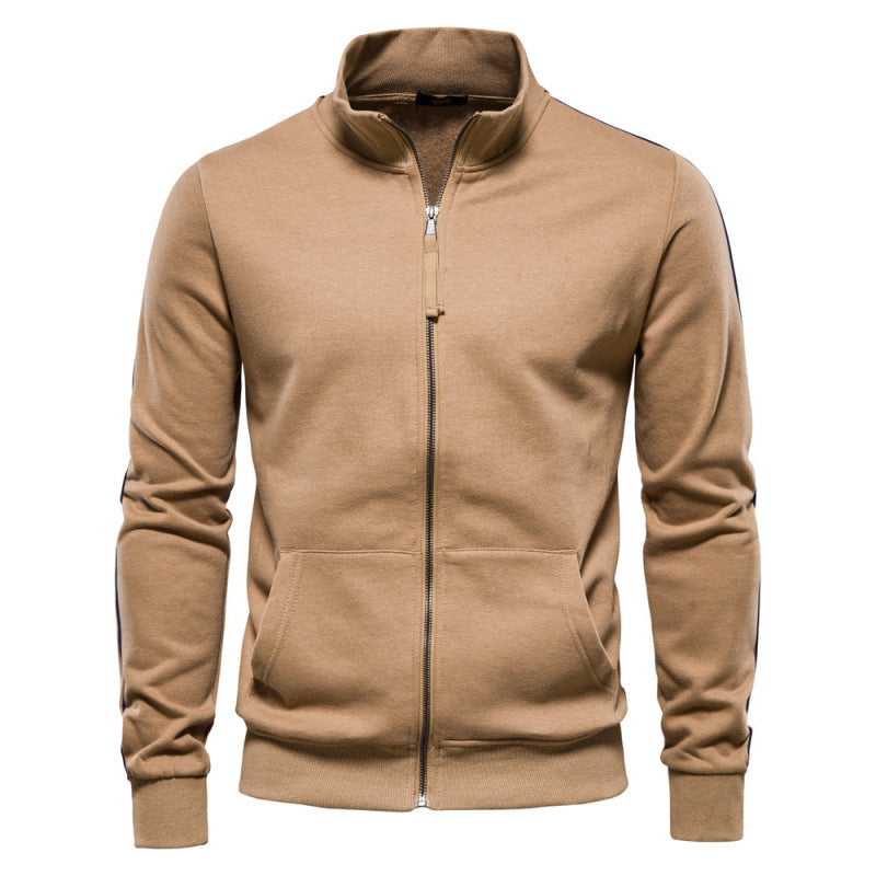 Ethan – Full-Zip Stand Collar Sweatshirt