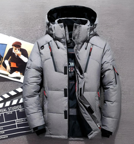 Tomasz – Zimowa Kurtka Outdoorowa z Kapturem Męska