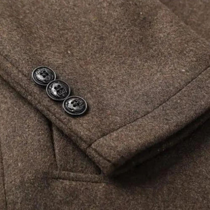 Andrés – Tailored Men’s Wool-Like Coat