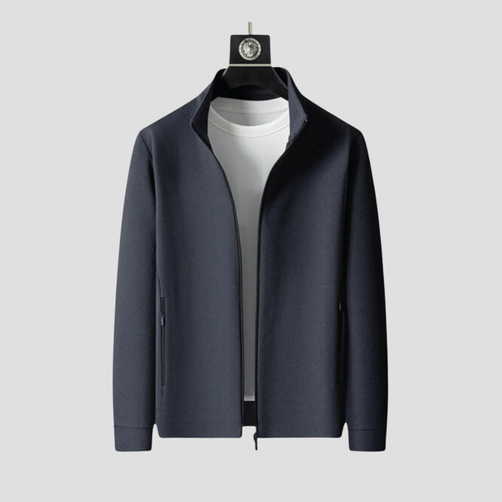 Adam – Męski komplet dresowy z prostym krojem i rozpinaną bluzą