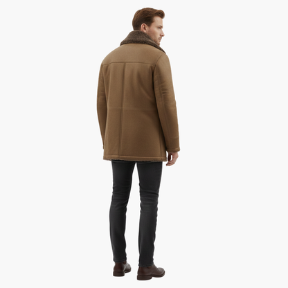 Marcus – Faux Shearling Winter Overcoat