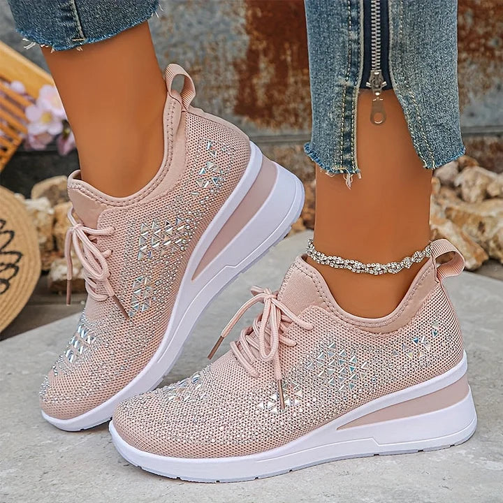 Julia – Sneakersy z kryształkami
