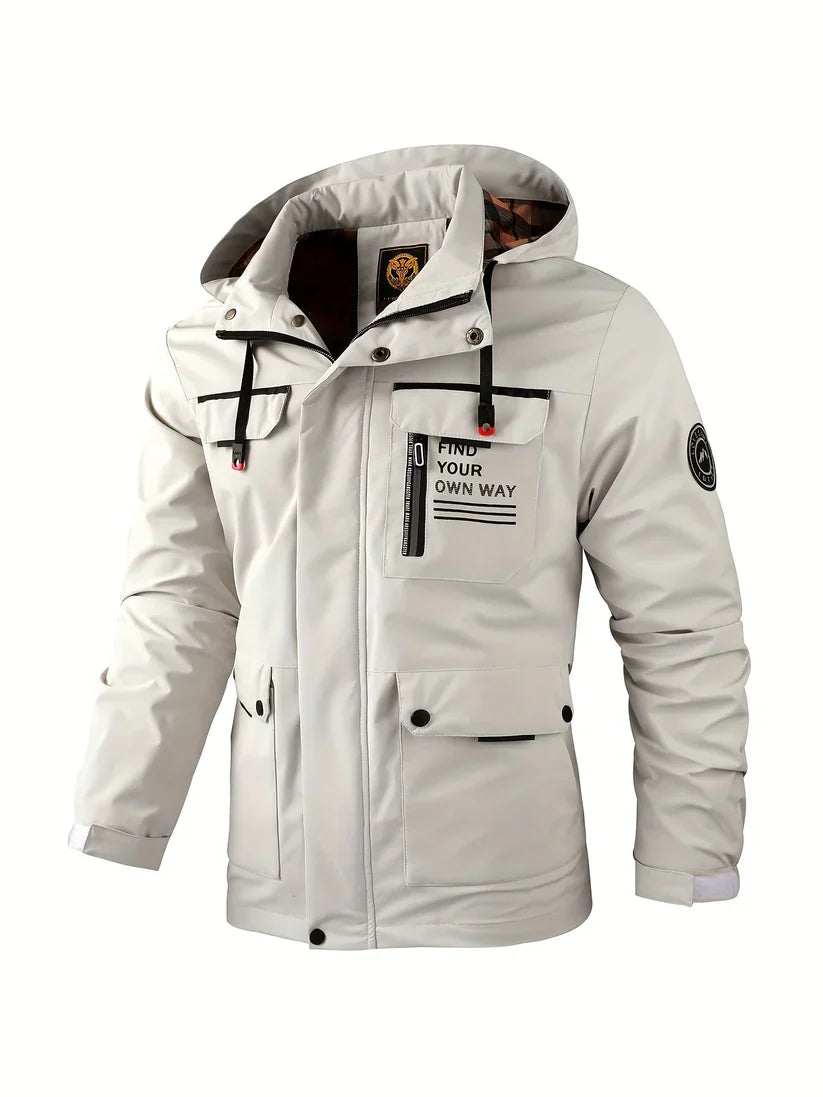 Logan – Outdoor Utility Hooded Winter Jacket for Men