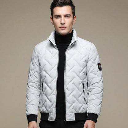 Cole – Quilted Stand-Collar Winter Jacket for Men