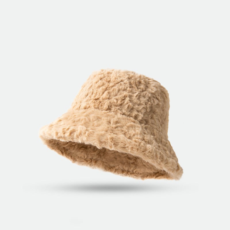 Mila – Faux Fur Bucket Hat for Women