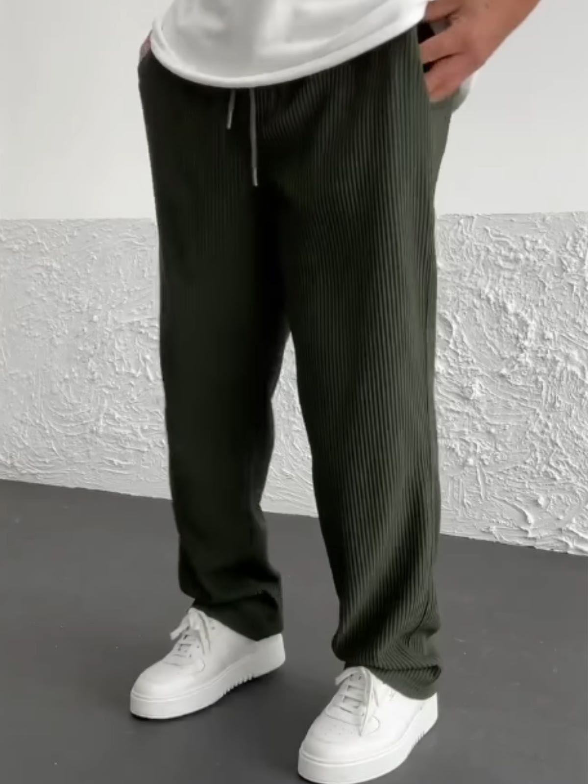 Ryan – Relaxed Ribbed Lounge Trousers for Men
