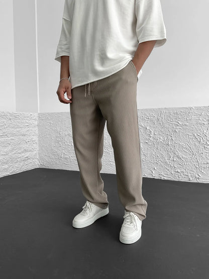 Ryan – Relaxed Ribbed Lounge Trousers for Men