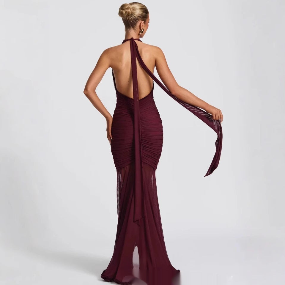 Viviana – Sukienka maxi z głębokim dekoltem
