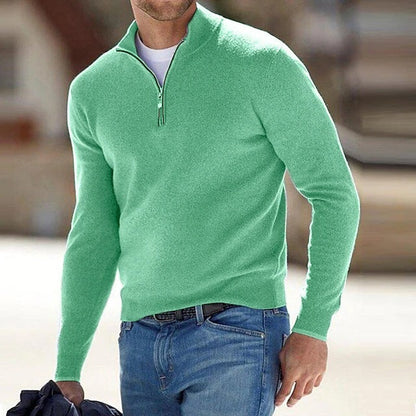 Rino – Quarter-Zip Knit Jumper for Men