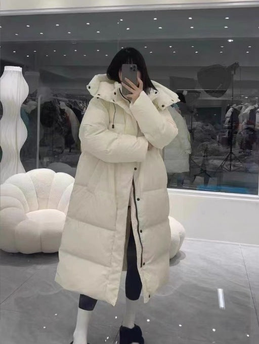 Valentina – Długa pikowana kurtka zimowa dla kobiet