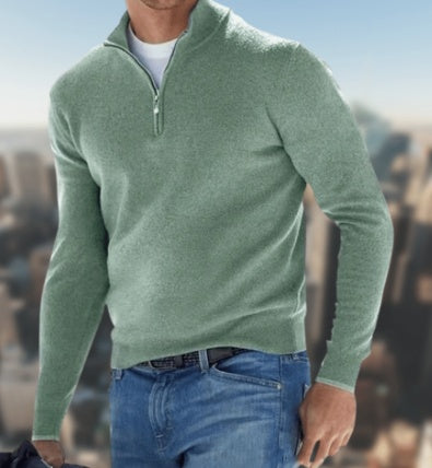 Rino – Quarter-Zip Knit Jumper for Men