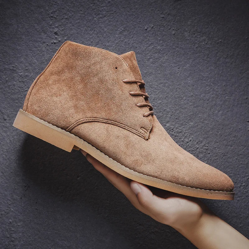 Marek – Buty męskie zamszowe sznurowane
