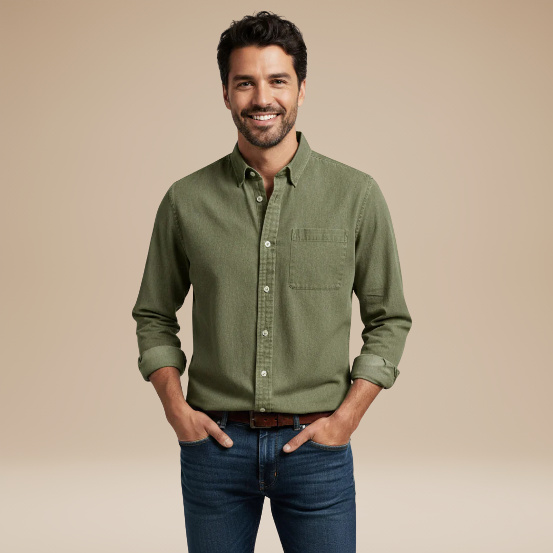 Leon – Men's Classic Long Sleeve Shirt - Image 12